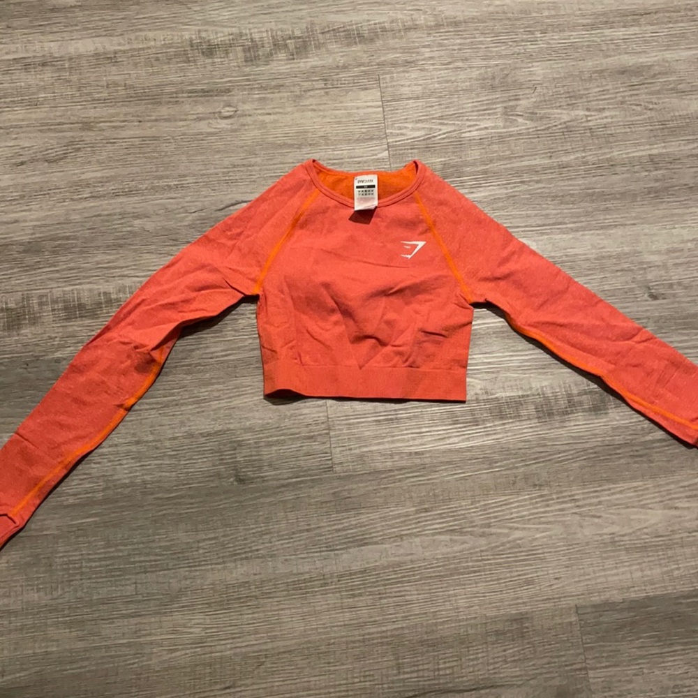 Gymshark seamless long sleeve crop top